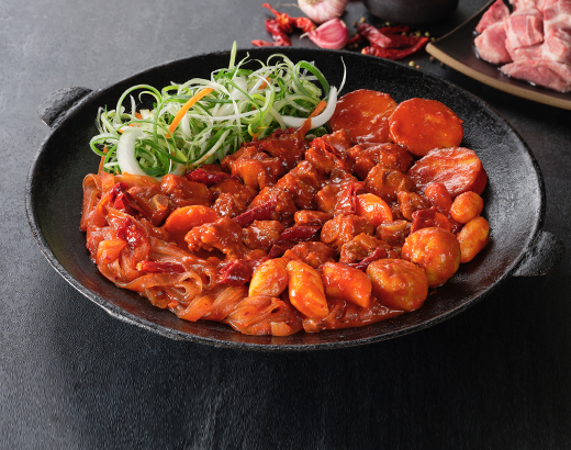 무쇠열 (매운) 쫄갈비찜